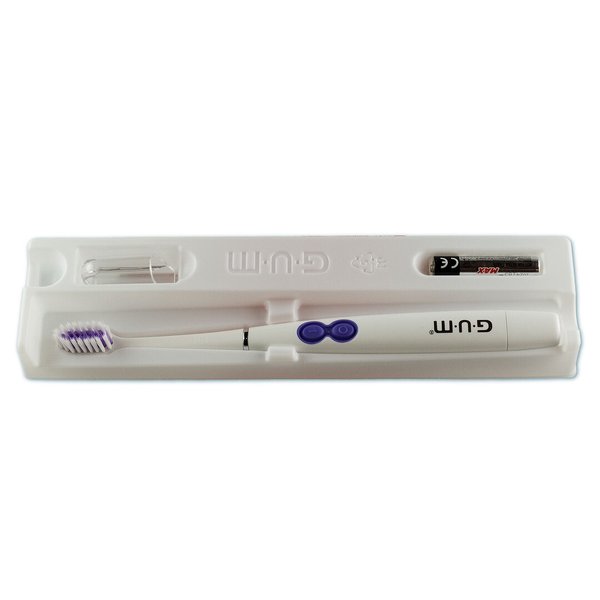 GUM SONIC ORTHO batteriebetriebene Schallzahnbürste