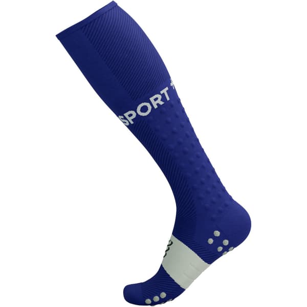 Chaussette compression COMPRESSPORT FULL SOCKS RUN DAZZLING BLUE/SUGAR SWIZZLE