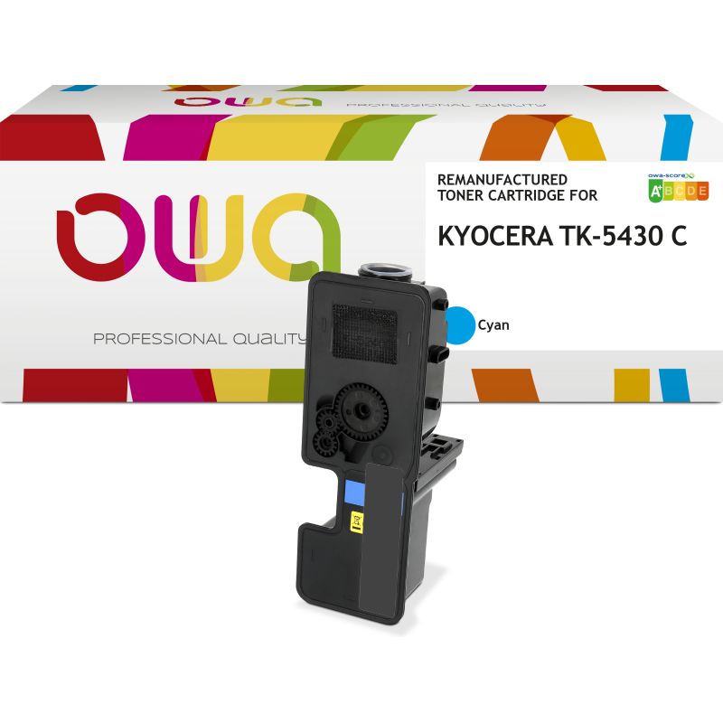 Toner remanufacturé OWA - standard - pour KYOCERA TK-5430 C