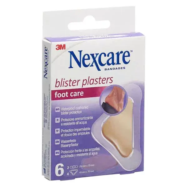 Nexcare™ Pansements pour Ampoules Boîte 6 pansements