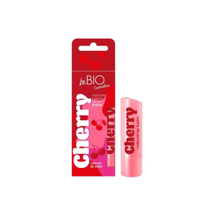BeBio Cosmetics Natürlicher feuchtigkeitsspendender Kirsch-Lippenbalsam 5
