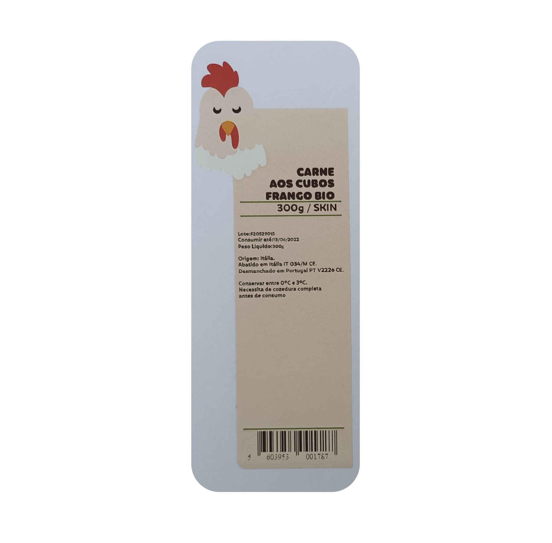 CARNE CUBOS FRANGO BIOLOGIC BIO 300 G
