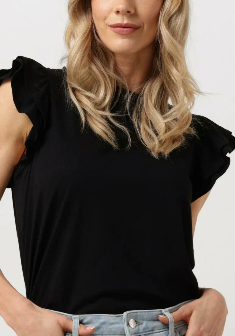SILVIAN HEACH zwarte silvian heach top gpp24464ts