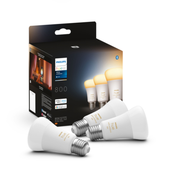 Philips Hue standaardlamp - warm tot koelwit licht 9W - 3 pack - E27