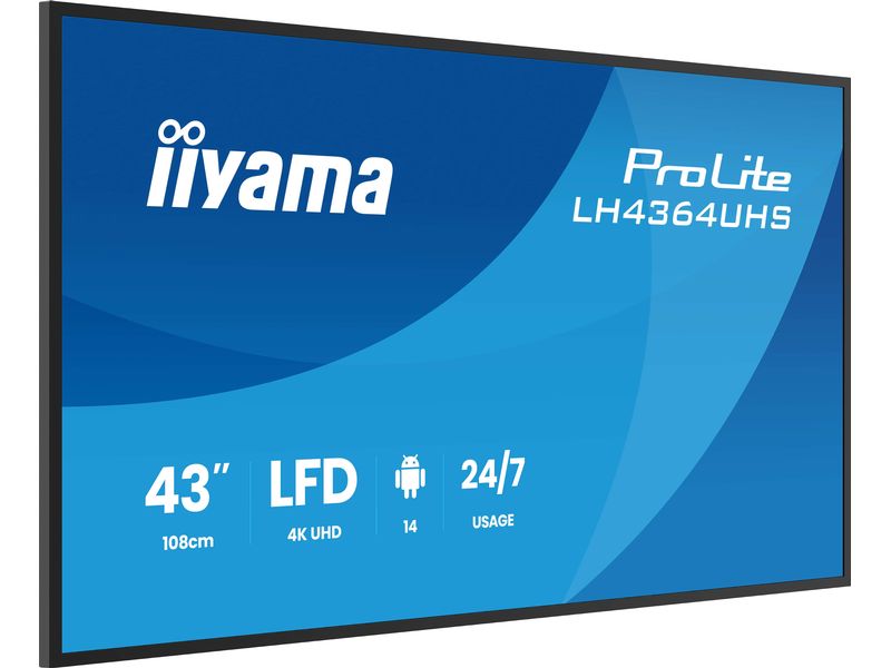 iiyama Public Display ProLite LH4364UHS-B1AG 43 