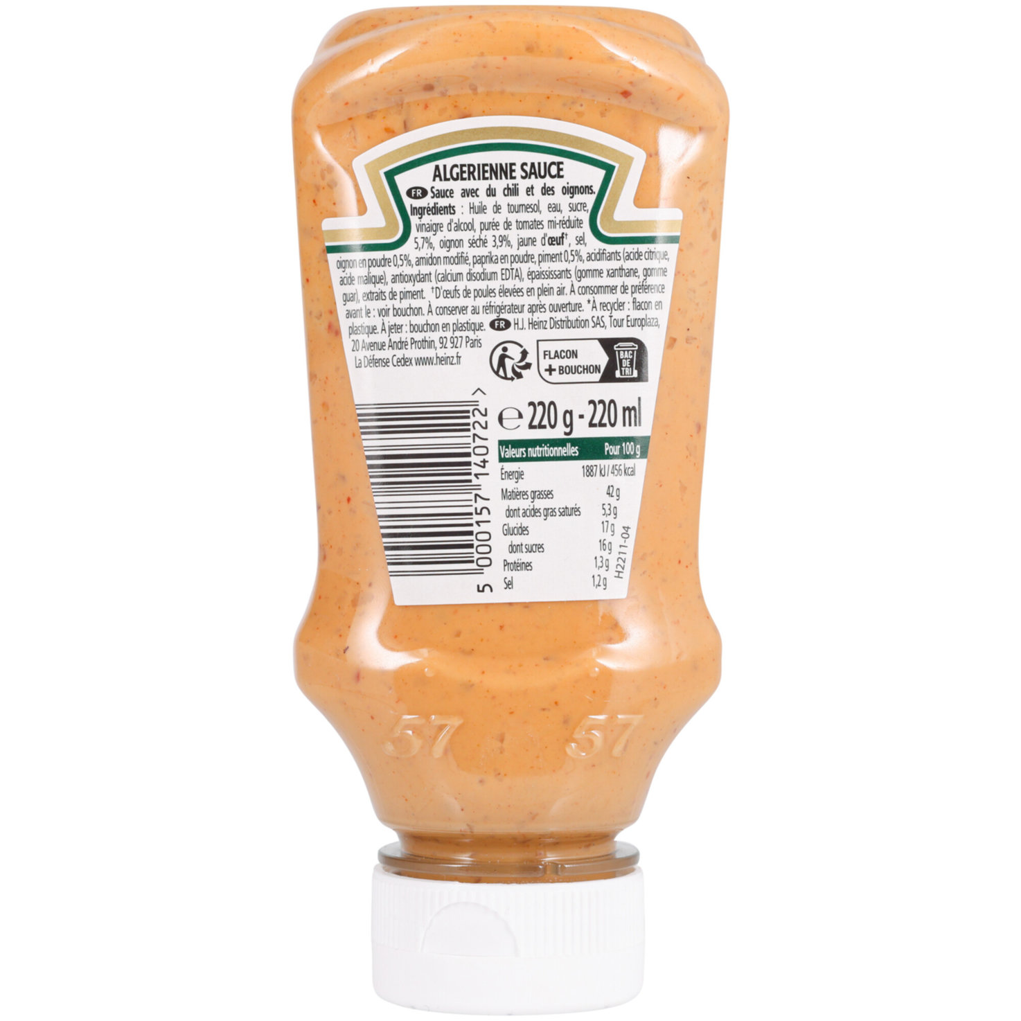 Heinz Algerienne Sauce