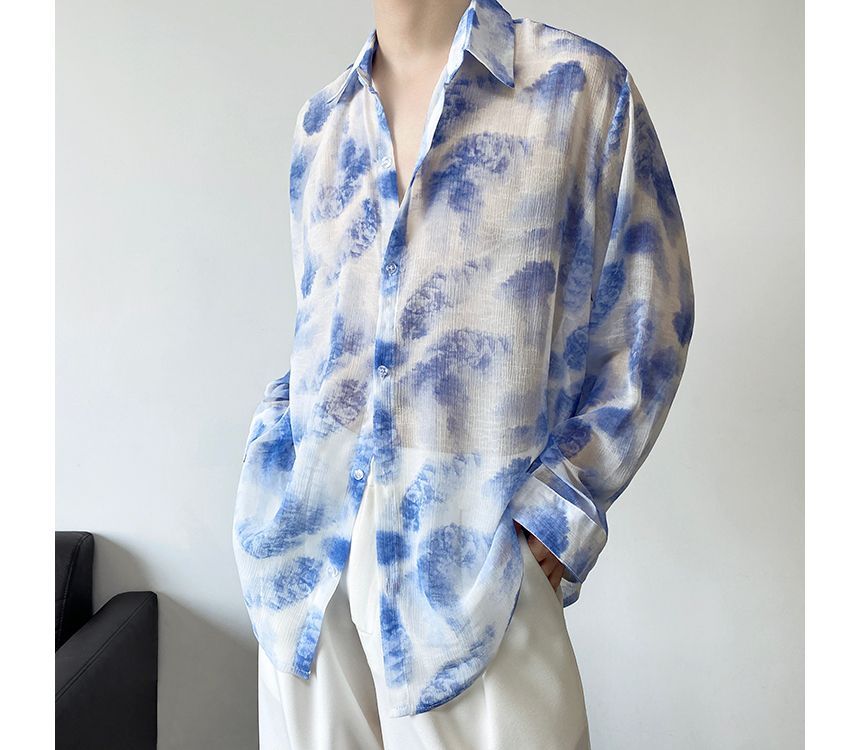 Bjorn - Tie Dye Sheer Shirt