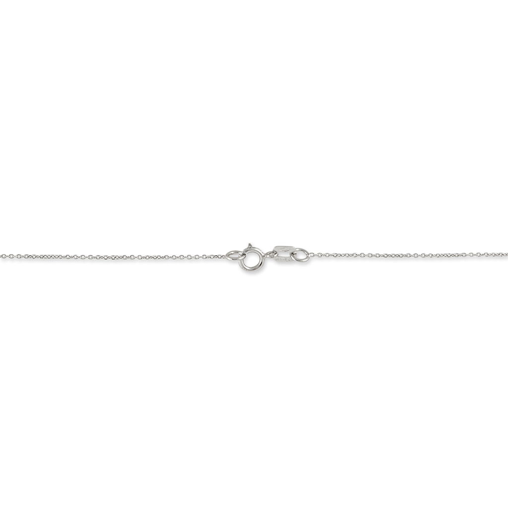 Collier Yrene Or Blanc Topaze