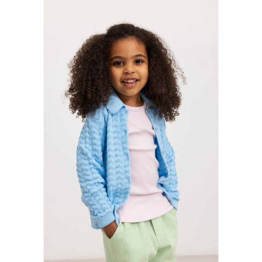 Køb MarMar Soft Denim Cale Green Stripe Paloma Bukser