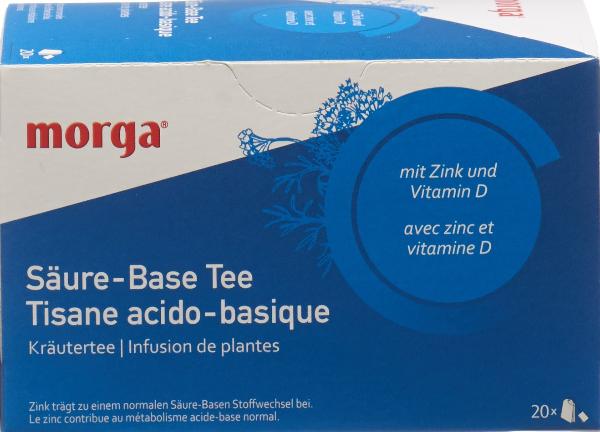 MORGA Säure-Base Tee Tees mit Hülle Btl 20 Stk