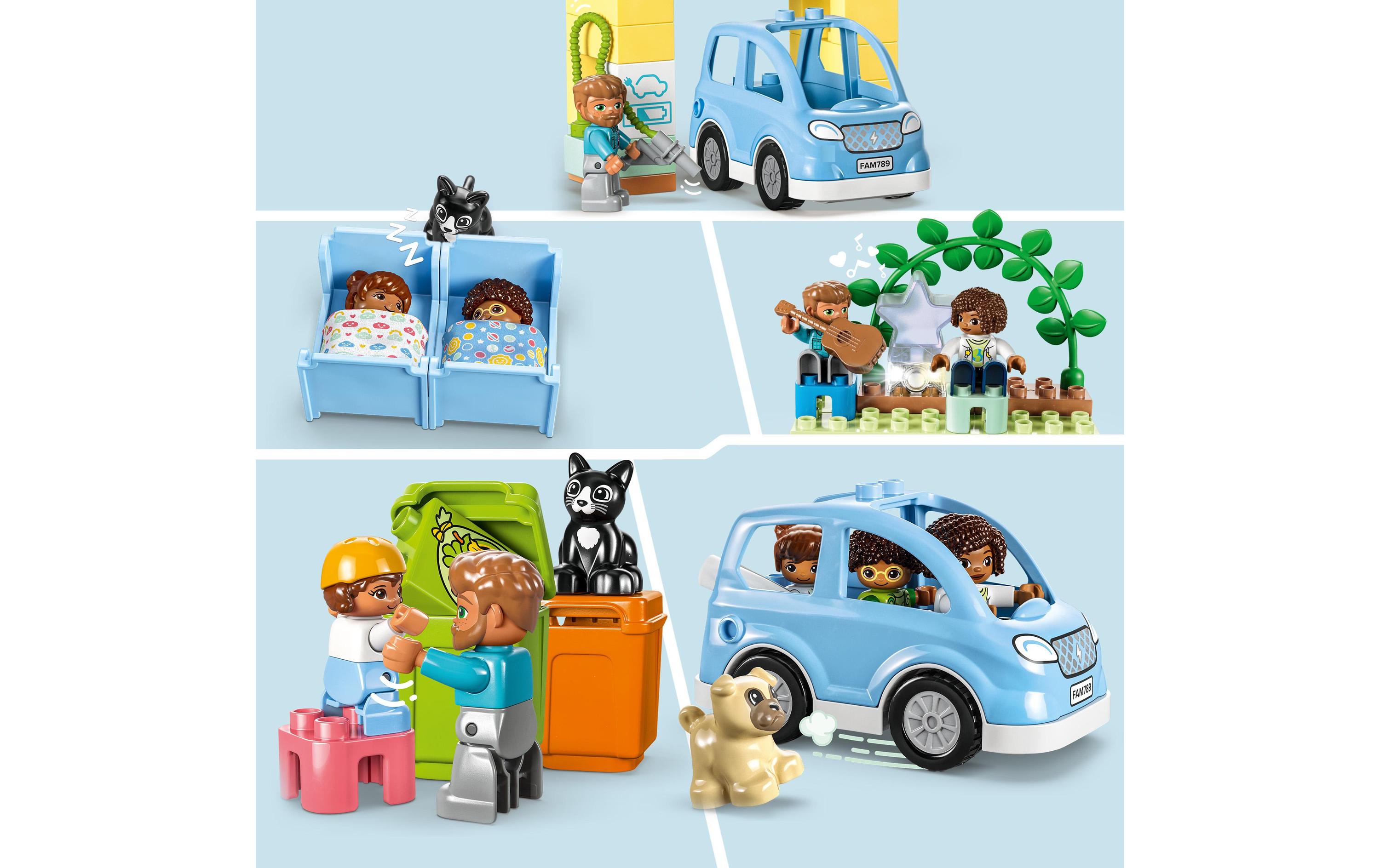 DUPLO® 3-in-1-Familienhaus 10994<br>Vielseitiges Spielset zum Entdecken, Lernen und Spielen