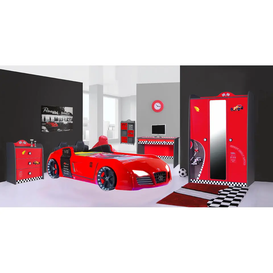 V Power - Ladekast - Commode - Auto - 72x47x90 cm - Rood