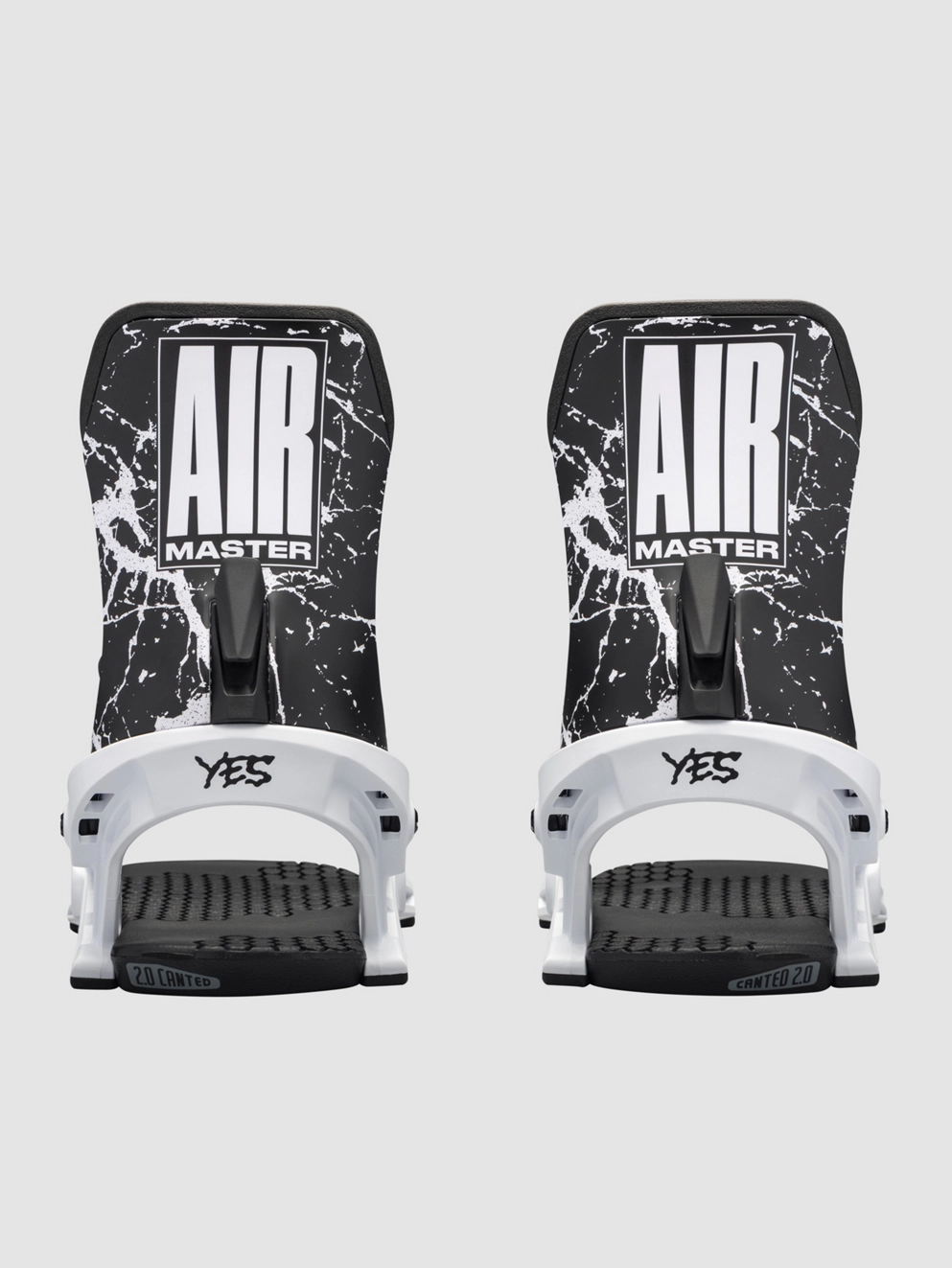 YES Airmaster 2025 Snowboard Bindings white