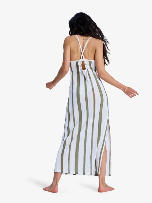 Nalu Sunset Robe de plage maxi Vert Femme