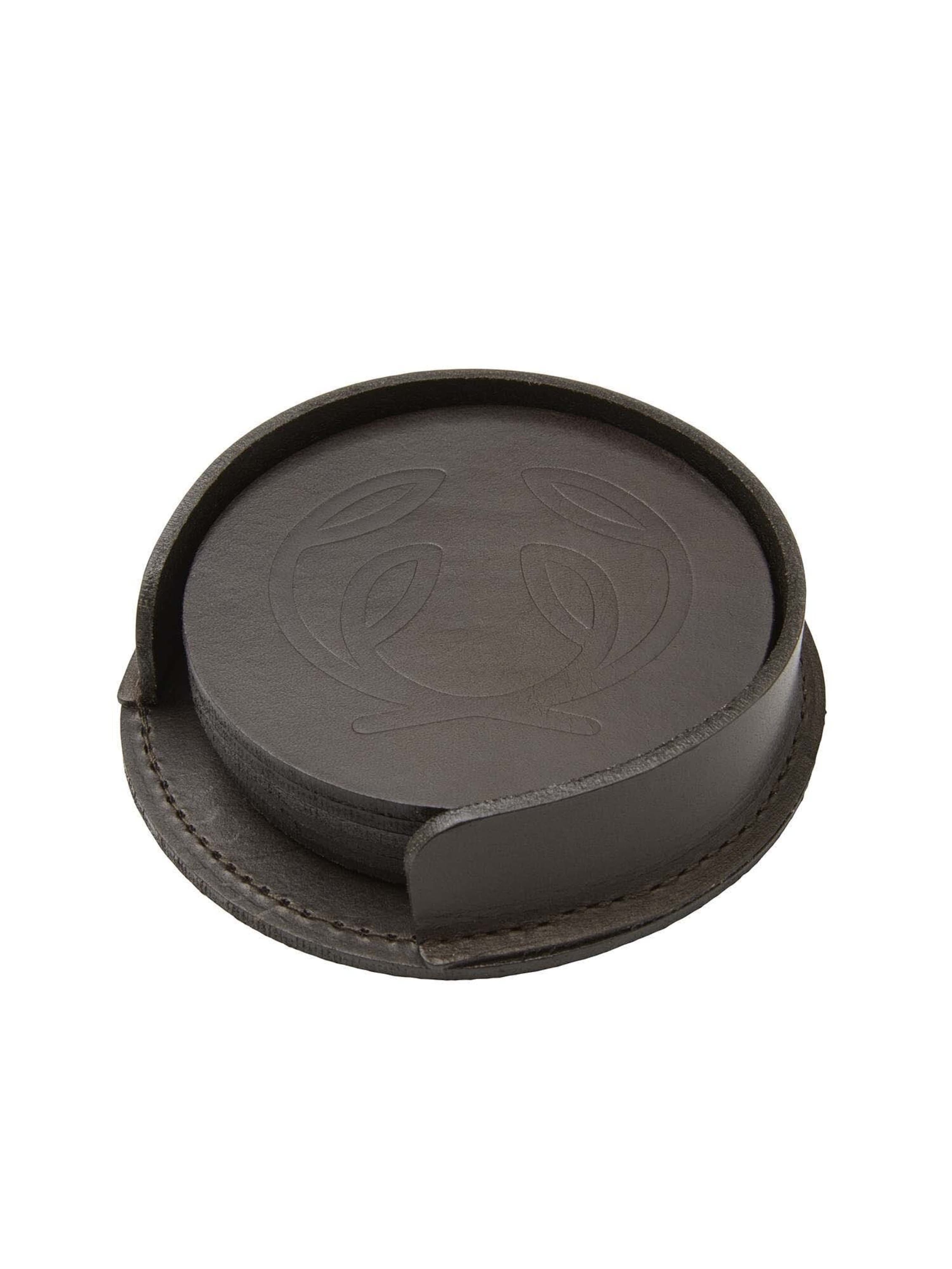 Chevalier After Hunt Coaster Set<br> 6 glassunderlag med holder!