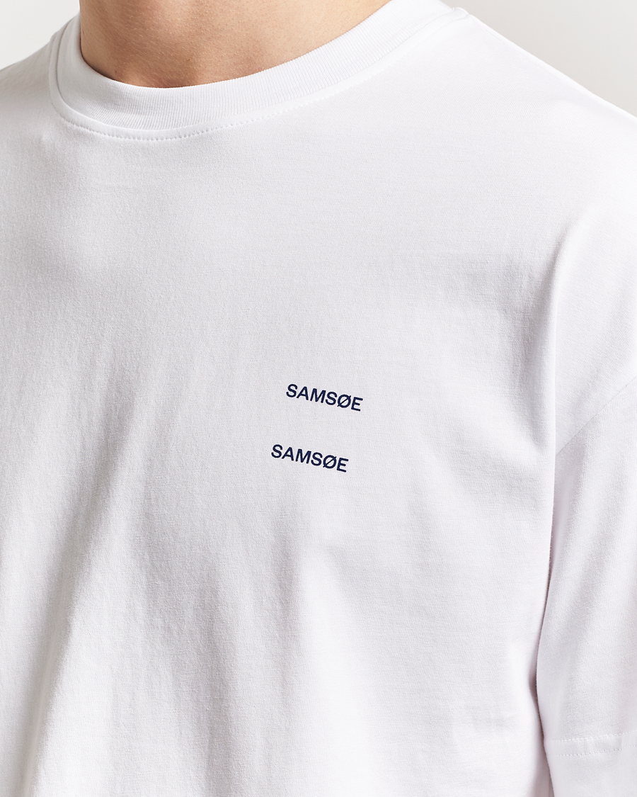 Samsøe Samsøe Joel Organic Cotton T-Shirt White