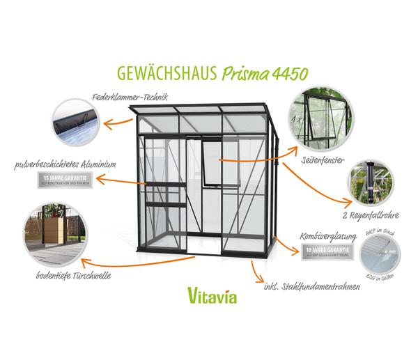Vitavia Gewächshaus Prisma 3250 ESG/HKP,