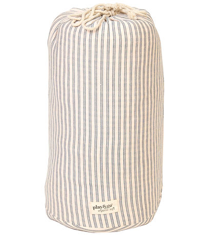 Play&Go Spielteppich - Ø120 cm - Soft Organic - Streifen Blue