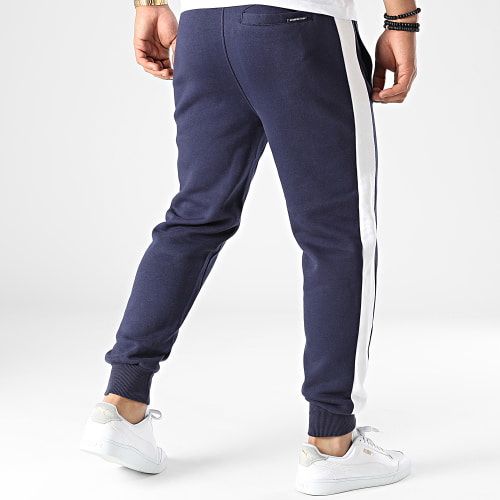 Pantalon Jogging A Bandes Bennett Poster Bleu Marine