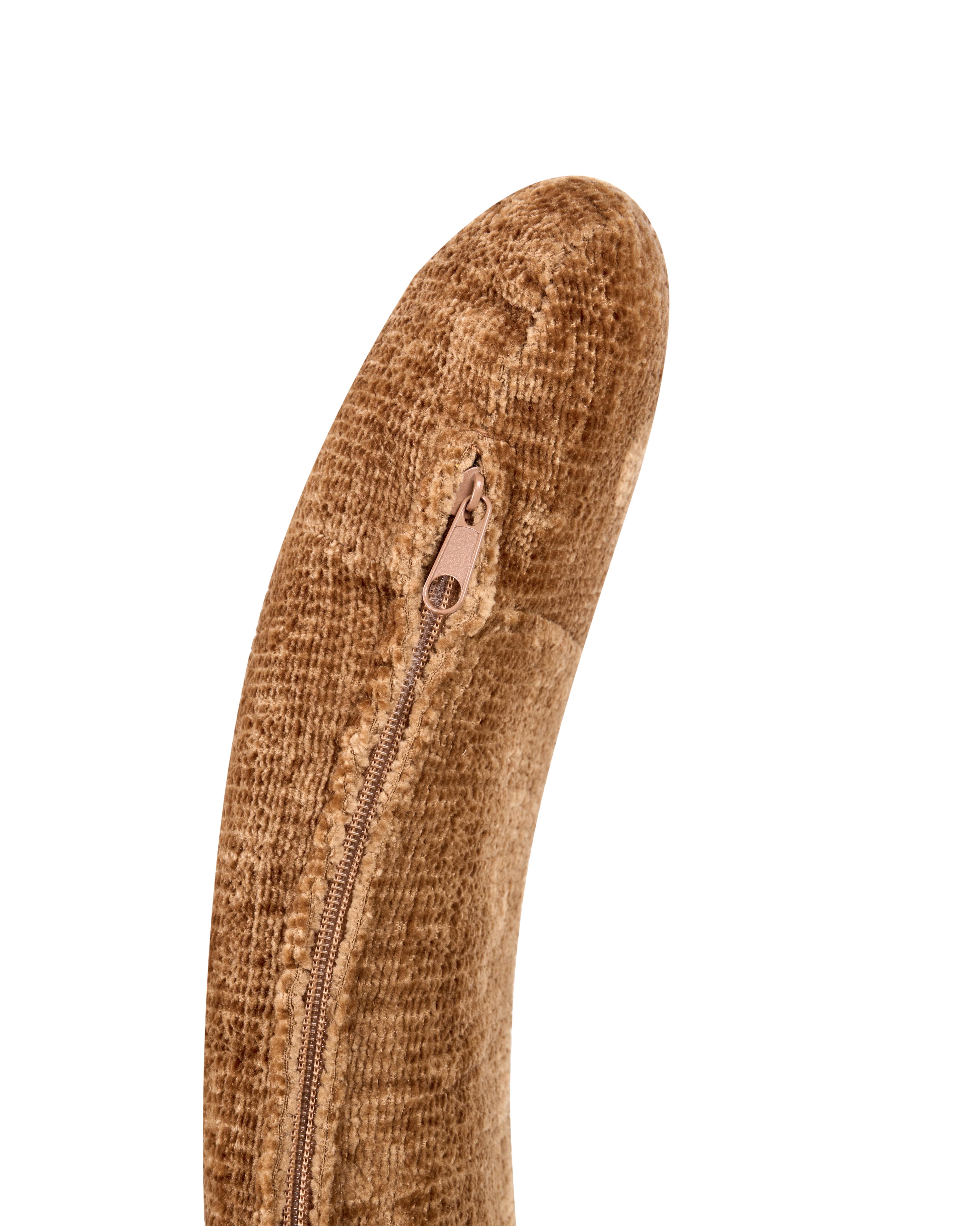 Draaifauteuil LIEKSA Chenille Goudbruin