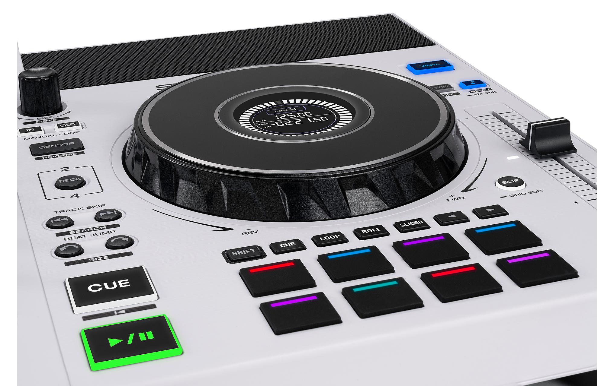 DJ-Controller SC Live 4 Weiss<br>4-Deck Standalone DJ Controller mit WiFi