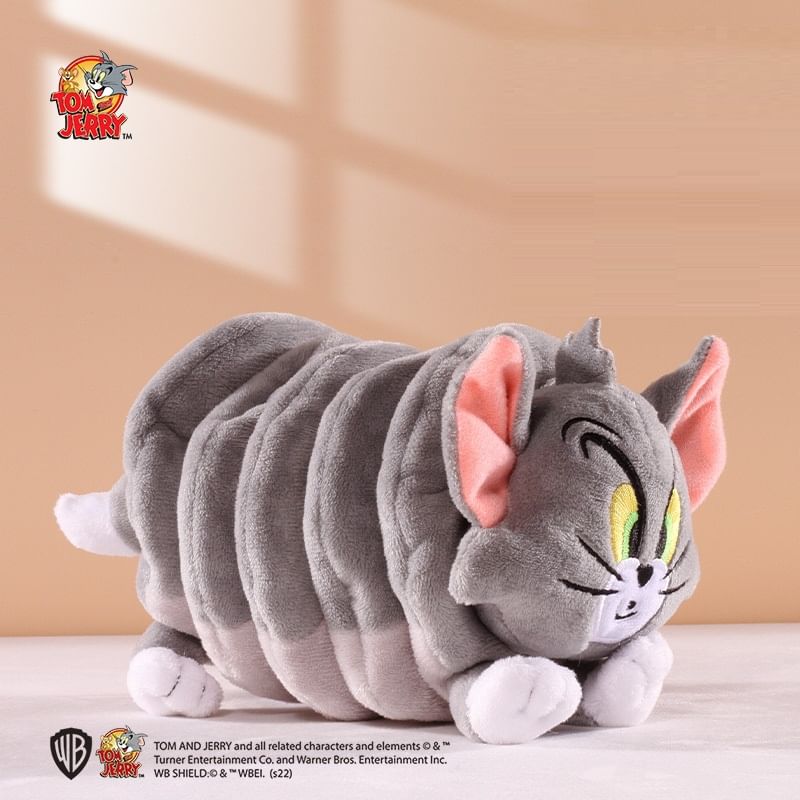 HUGKIS - Tom & Jerry vibrerende / rekbare pluche tasbedel sleutelhanger