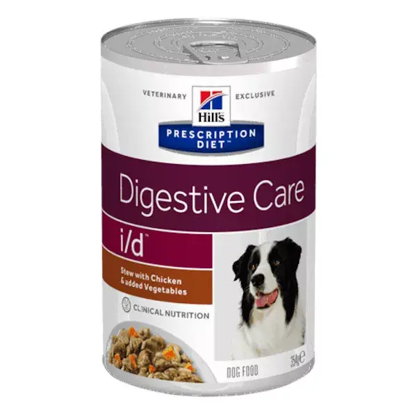 Hill's Prescription Diet Canine I/D Digestive Care Alimento Úmido Sabor Frango 12 x 354g