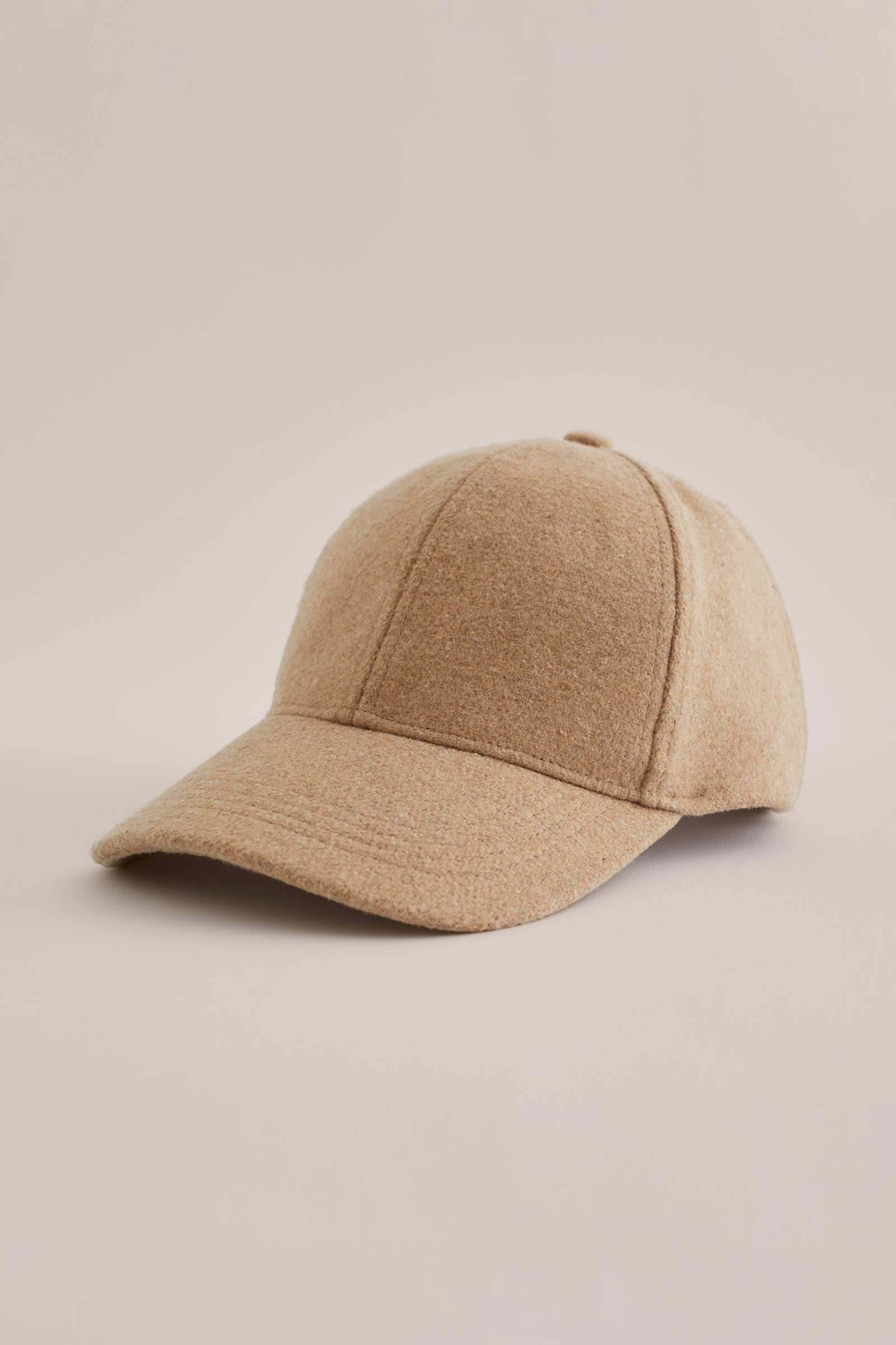 Unisex pet met wollenlook Blue Ridge Beige