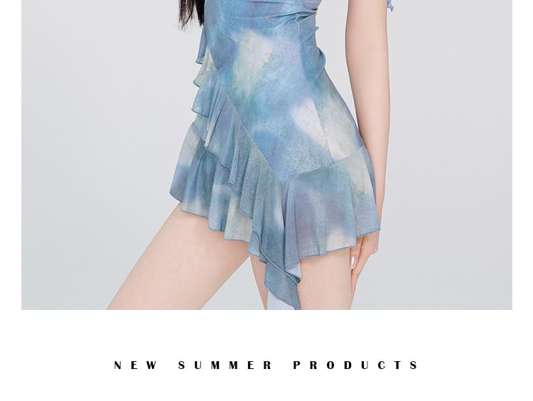 Tiaramond - Tie Dye zwemjurk