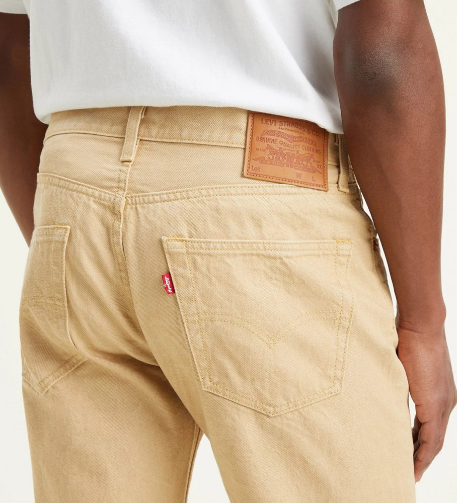 Calça Jeans Levis 501 Original Amarillo