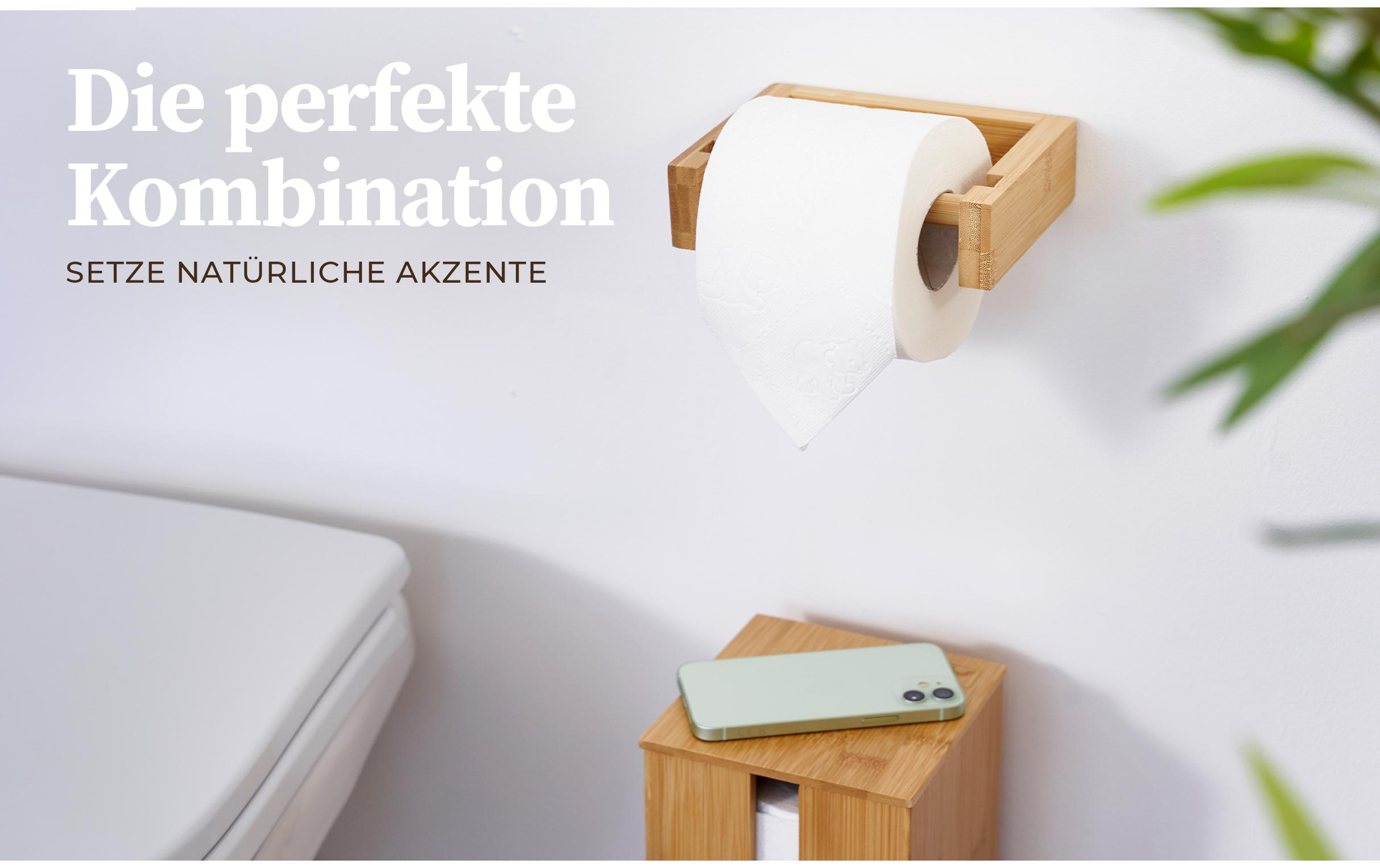 Toilettenpapierhalter Maria NatureWC Papierhalter für 4 Rollen