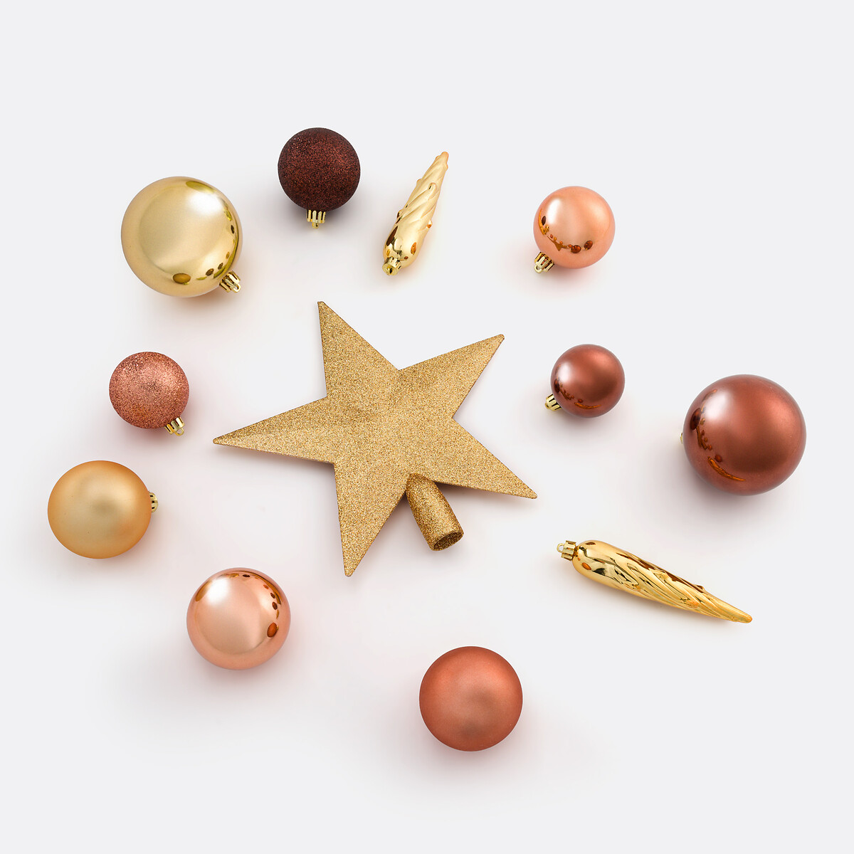 LA REDOUTE INTERIEURS<br>Conjunto de 33 bolas de Natal, Caspar