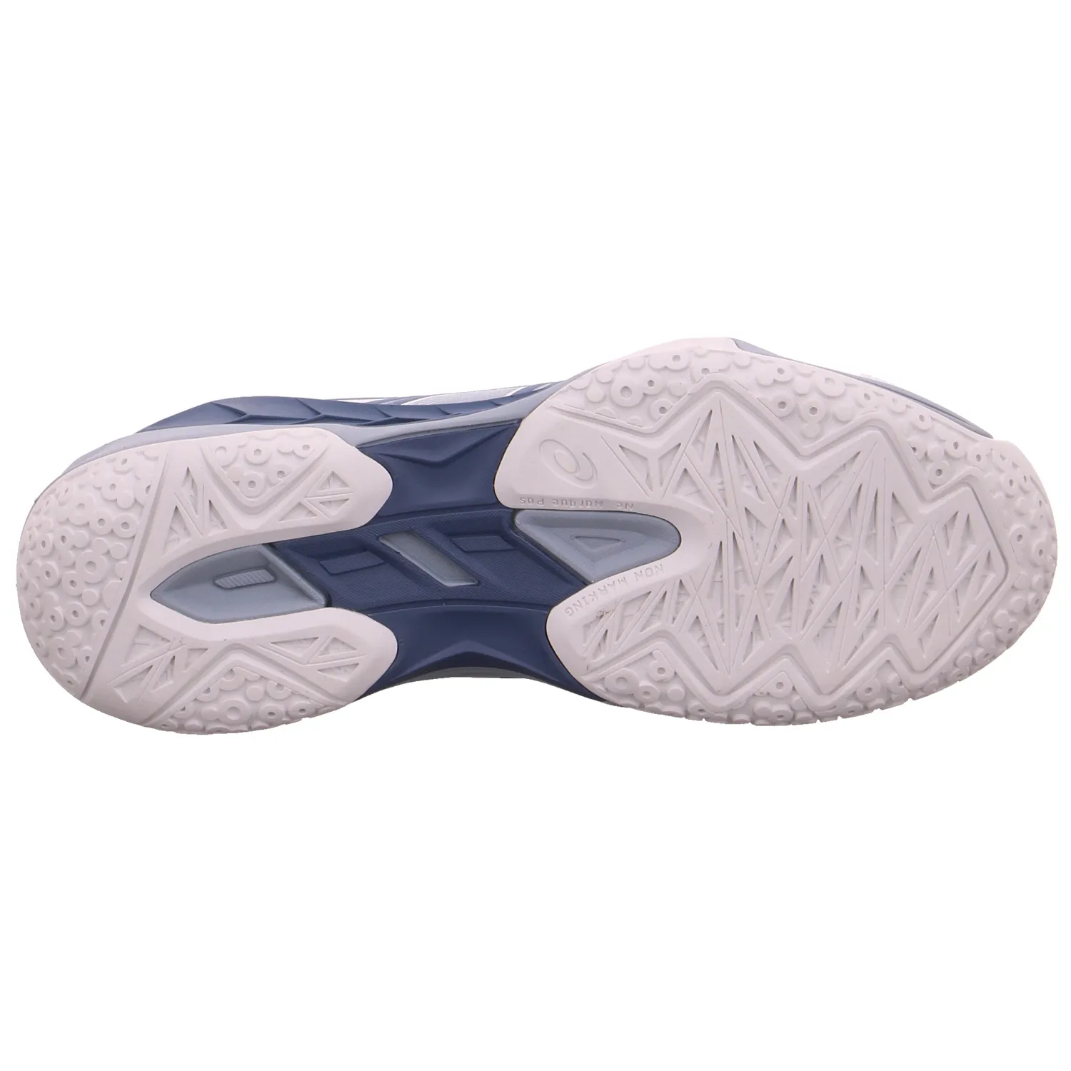 ASICS Kinder Indoor Weiss Synthetik