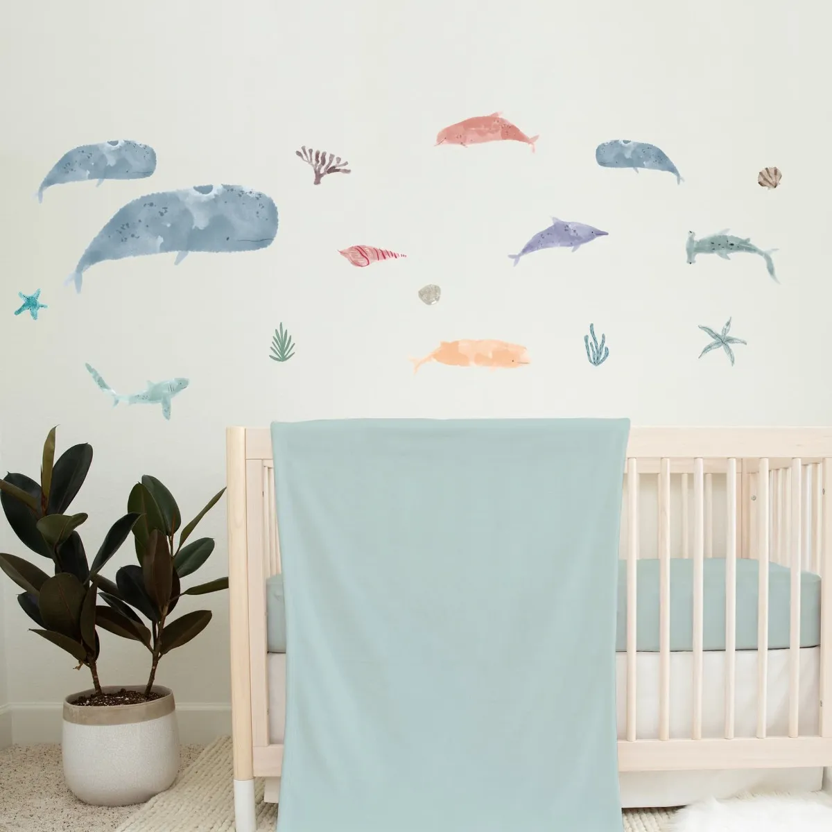 Origami Maison Autocollants muraux - Mer