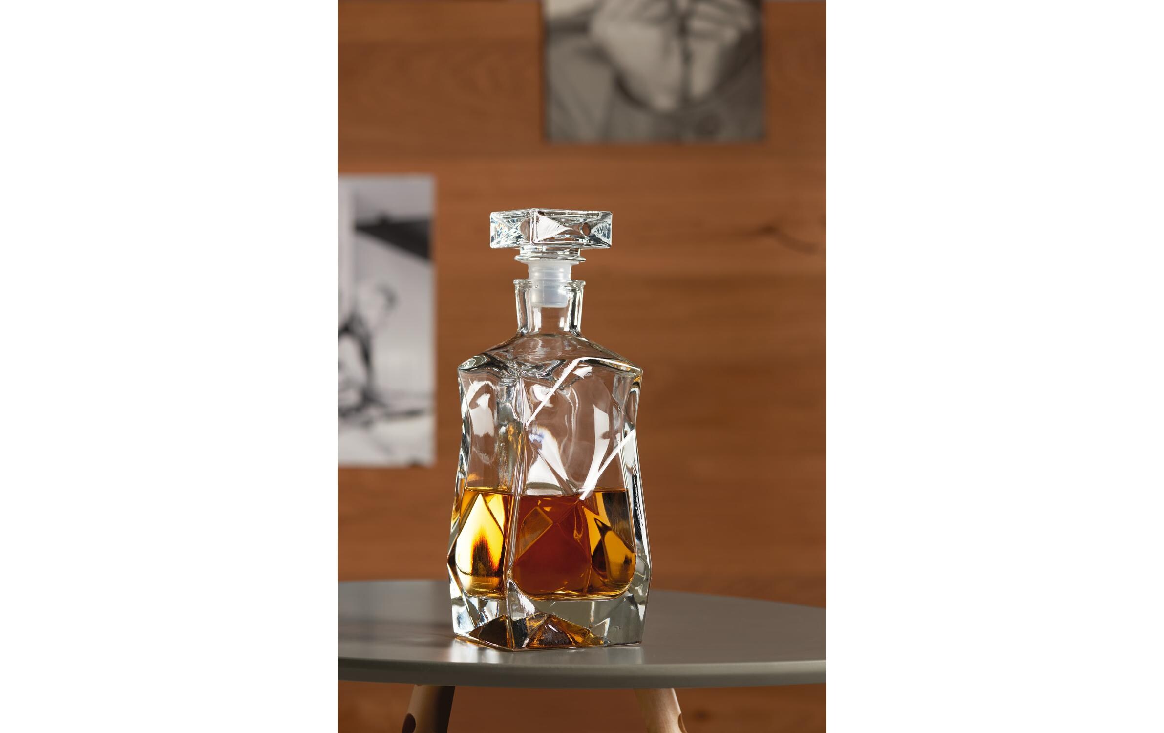 Karaffe Diamondi 0.75 l, TransparentWhiskykaraffe aus Glas
