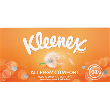 Kleenex Allergy Comfort Zakdoeken 3-Laags 56 Stuks
