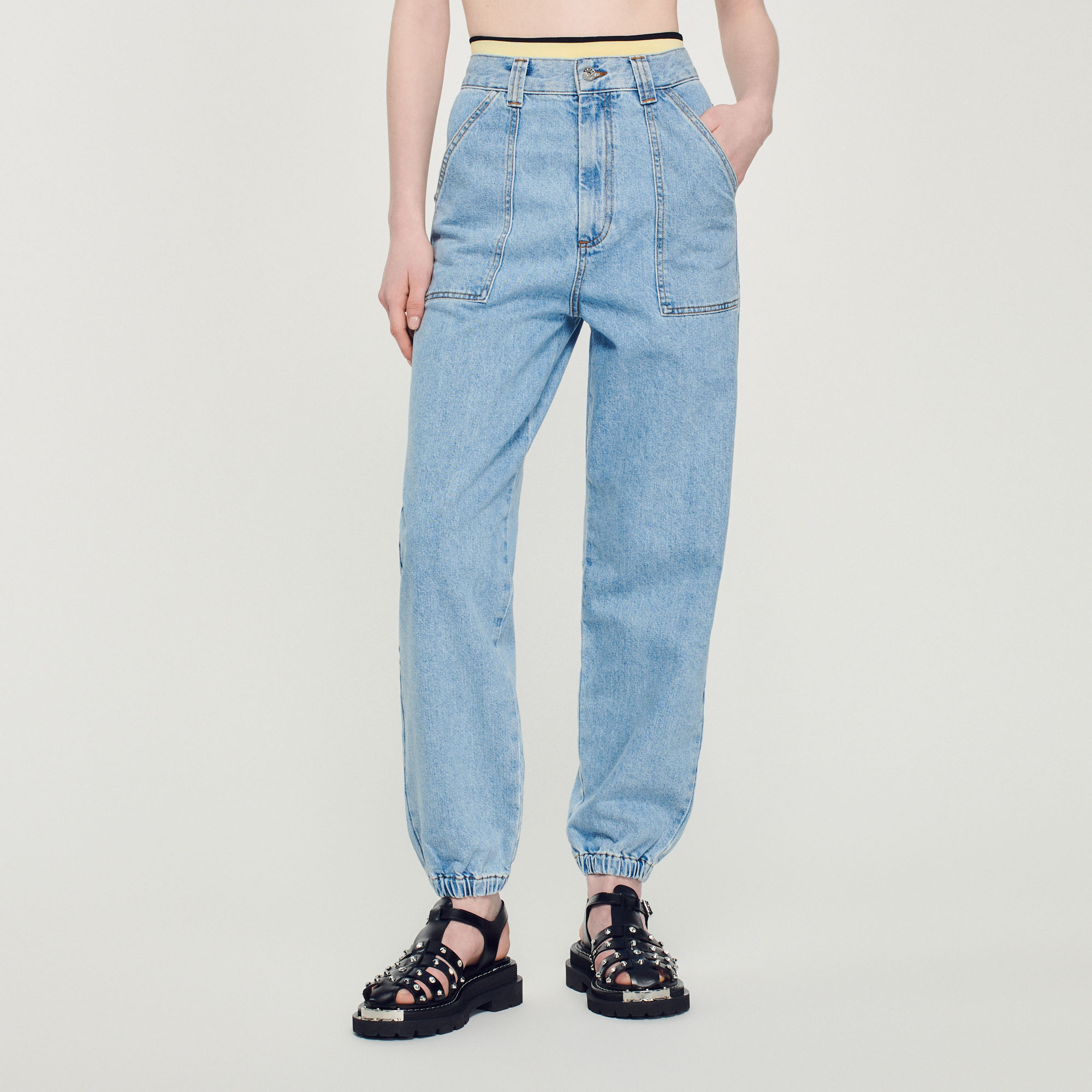 Jean en denim delave