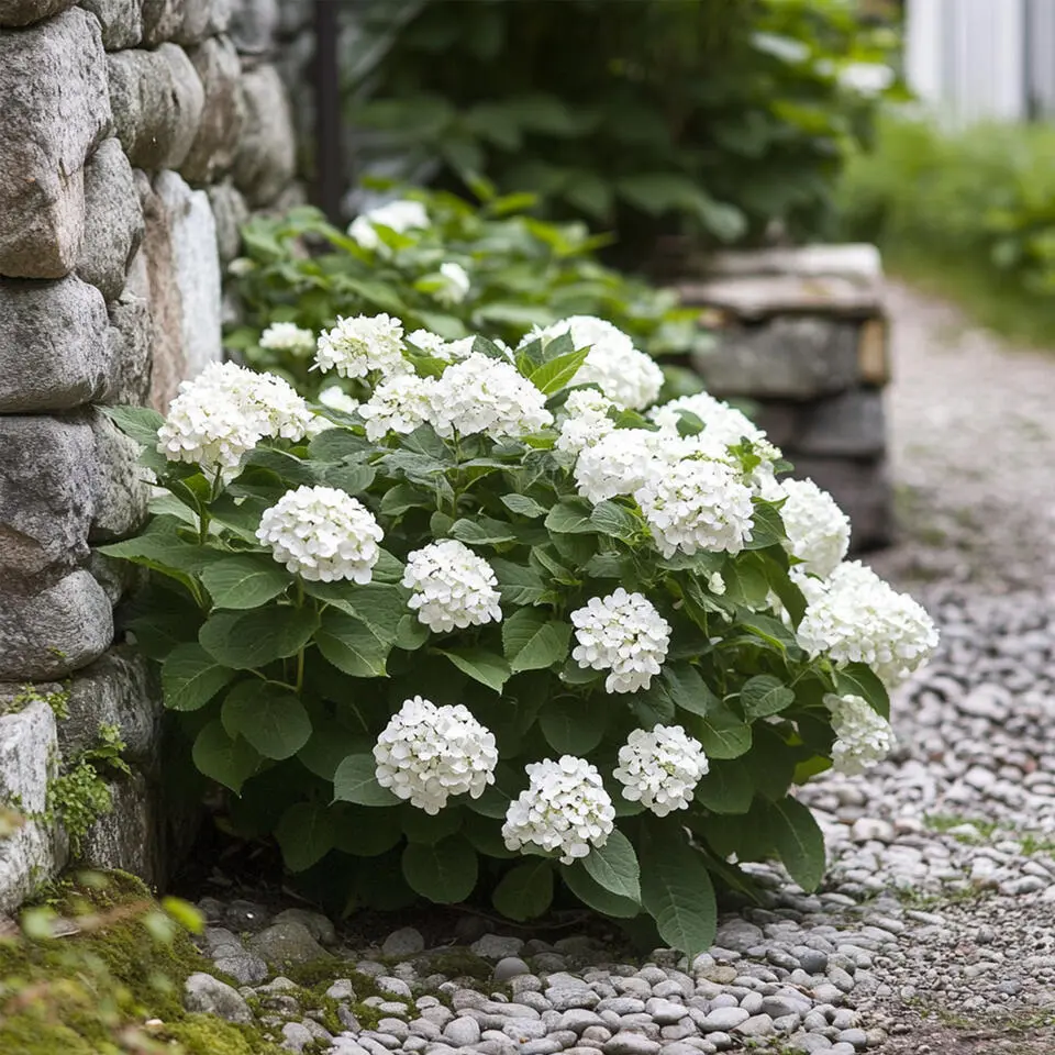 Hortensia - Set van 3 - Hydrangea 'Benxi' - Hoogte 25-40cm - ⌀9cm