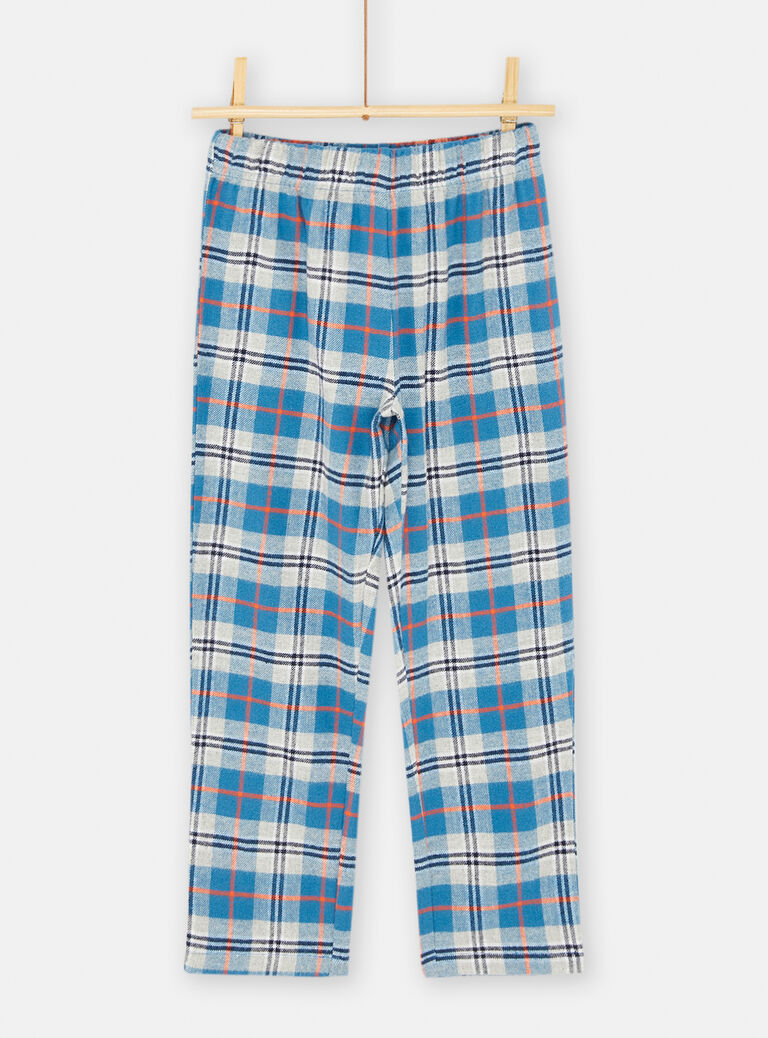 Ensemble pyjama bleu et gris