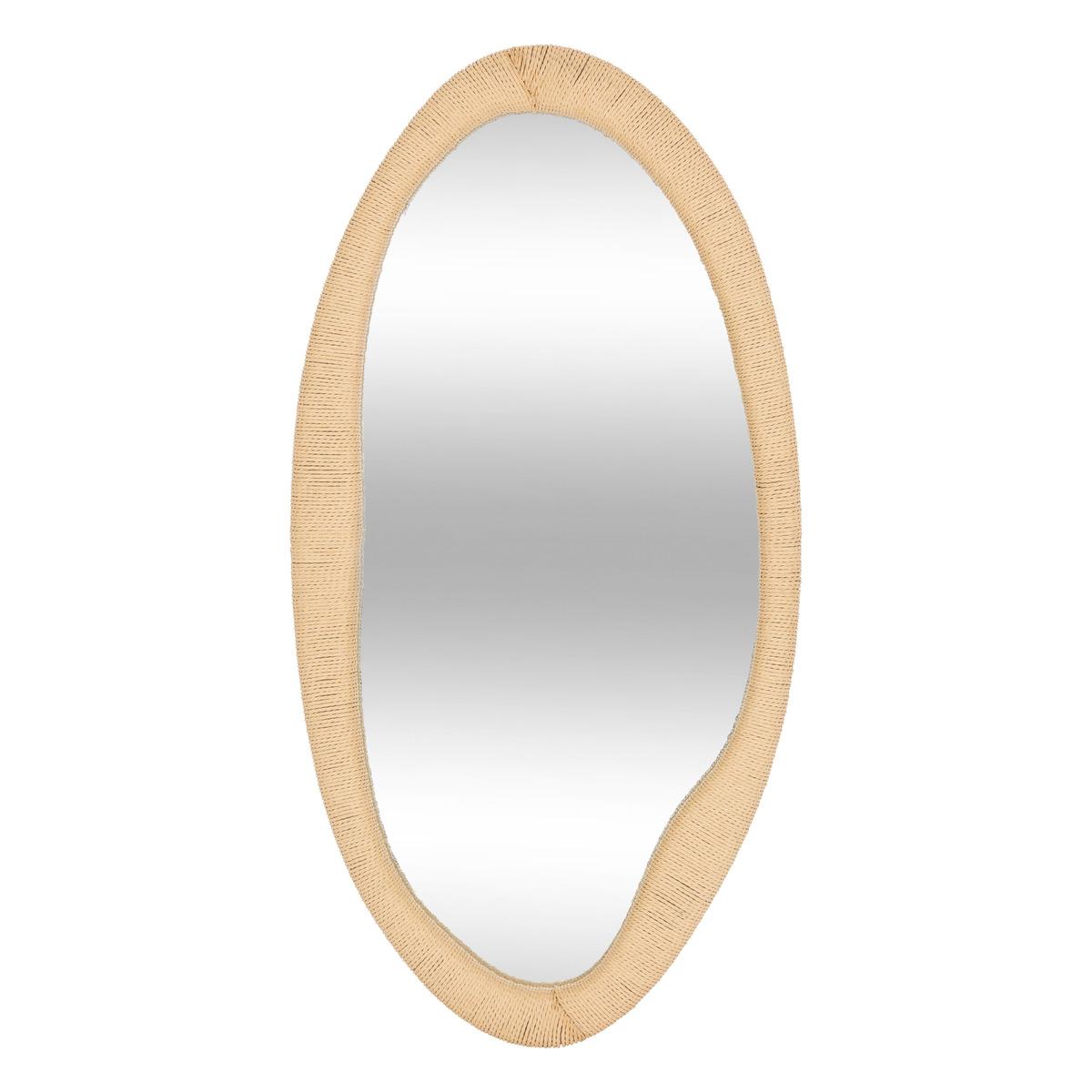 MIROIR FORME ORGANIQUE LAIA CORDE H.114CM