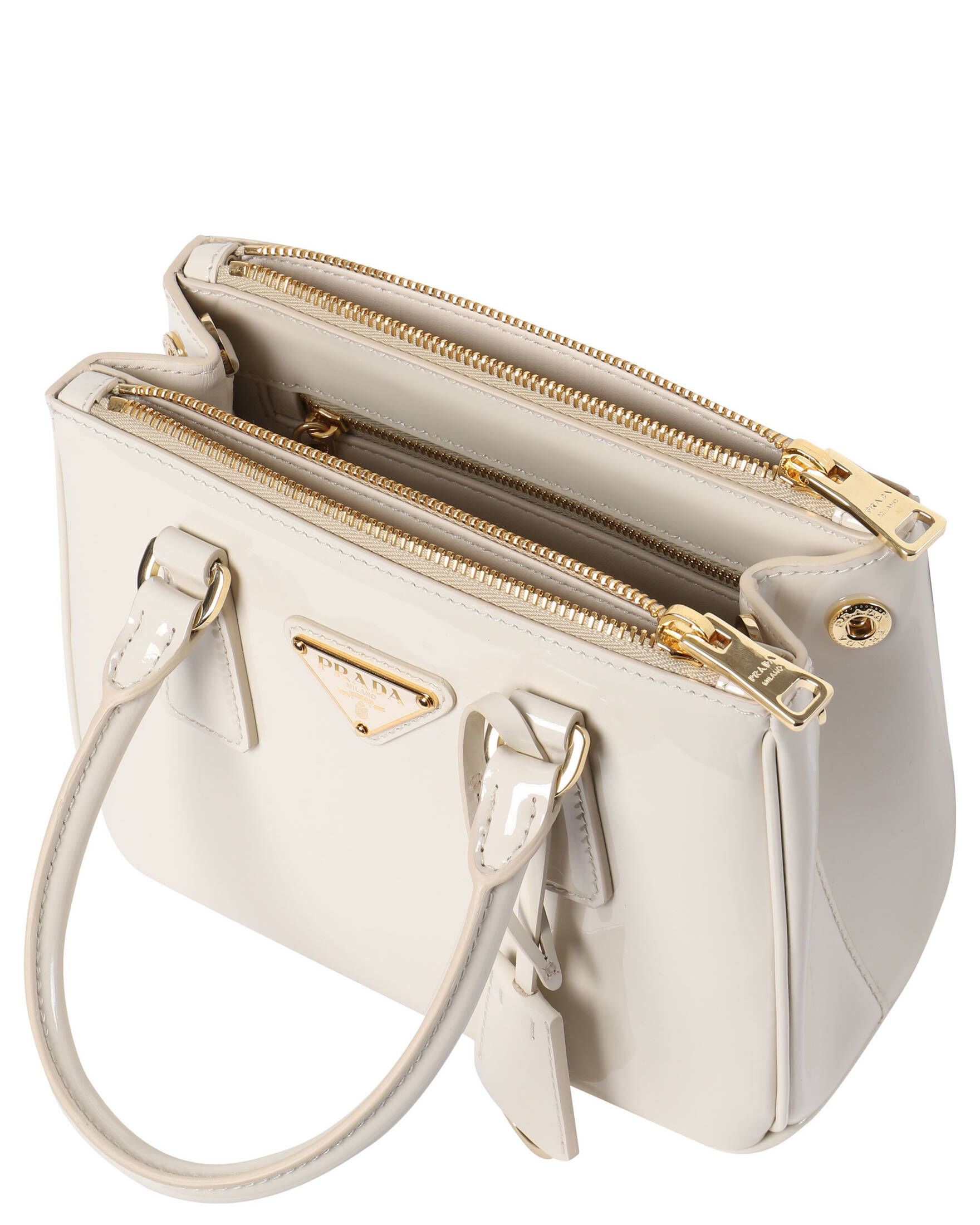 Prada| Damen Handtasche GALLERIA MINI BAG aus Lackleder