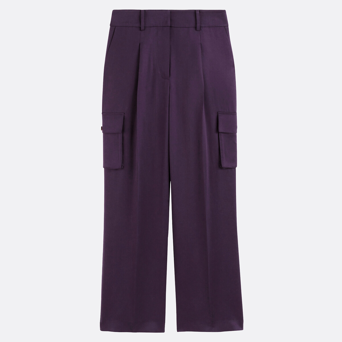 COLEÇÕES LA REDOUTE<br>Rechte cargobroek em liocel