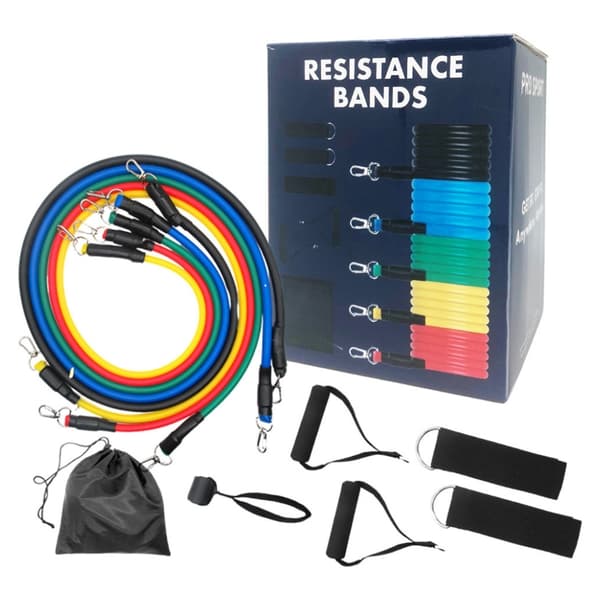 Resistance Bands / Motstandsbånd i komplett treningssett