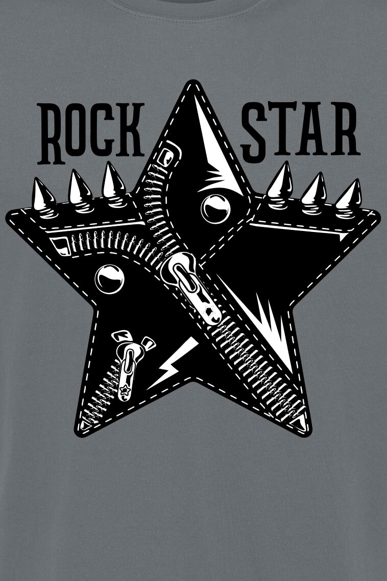 Rockstar | Fun Shirt T-Shirt Manches courtes