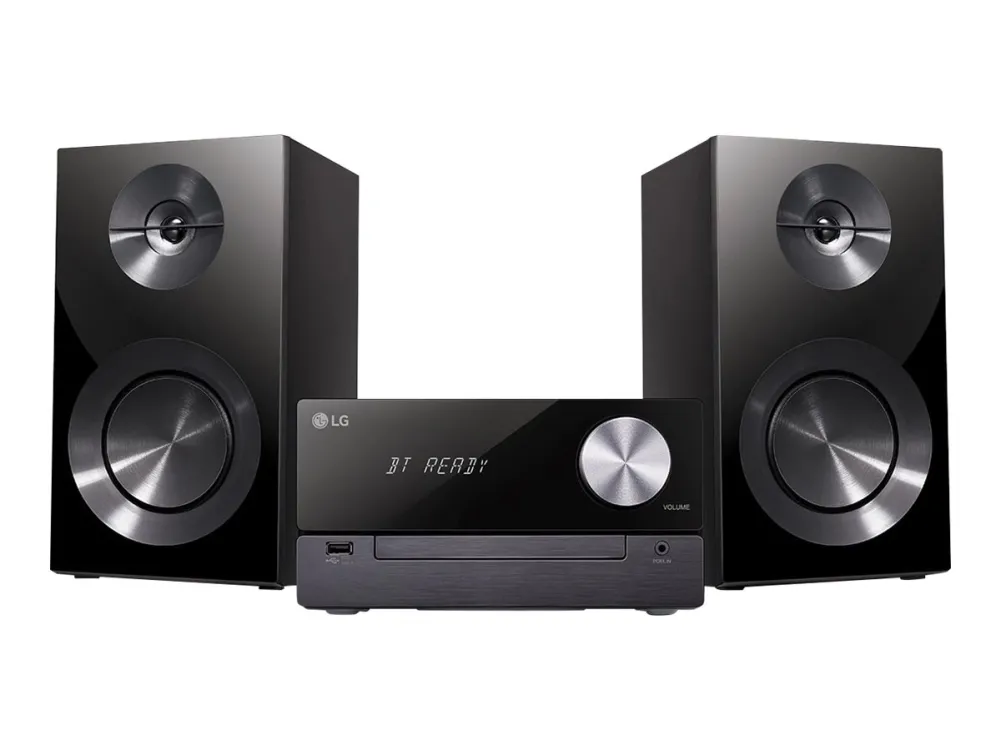 LG CM2460DAB - Mikrosystem - 2 x 50 Watt - sort