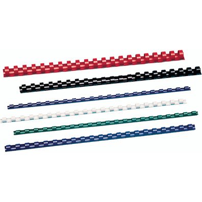 Peigne à relier en plastique CombBind, A4, 22 mm, noir