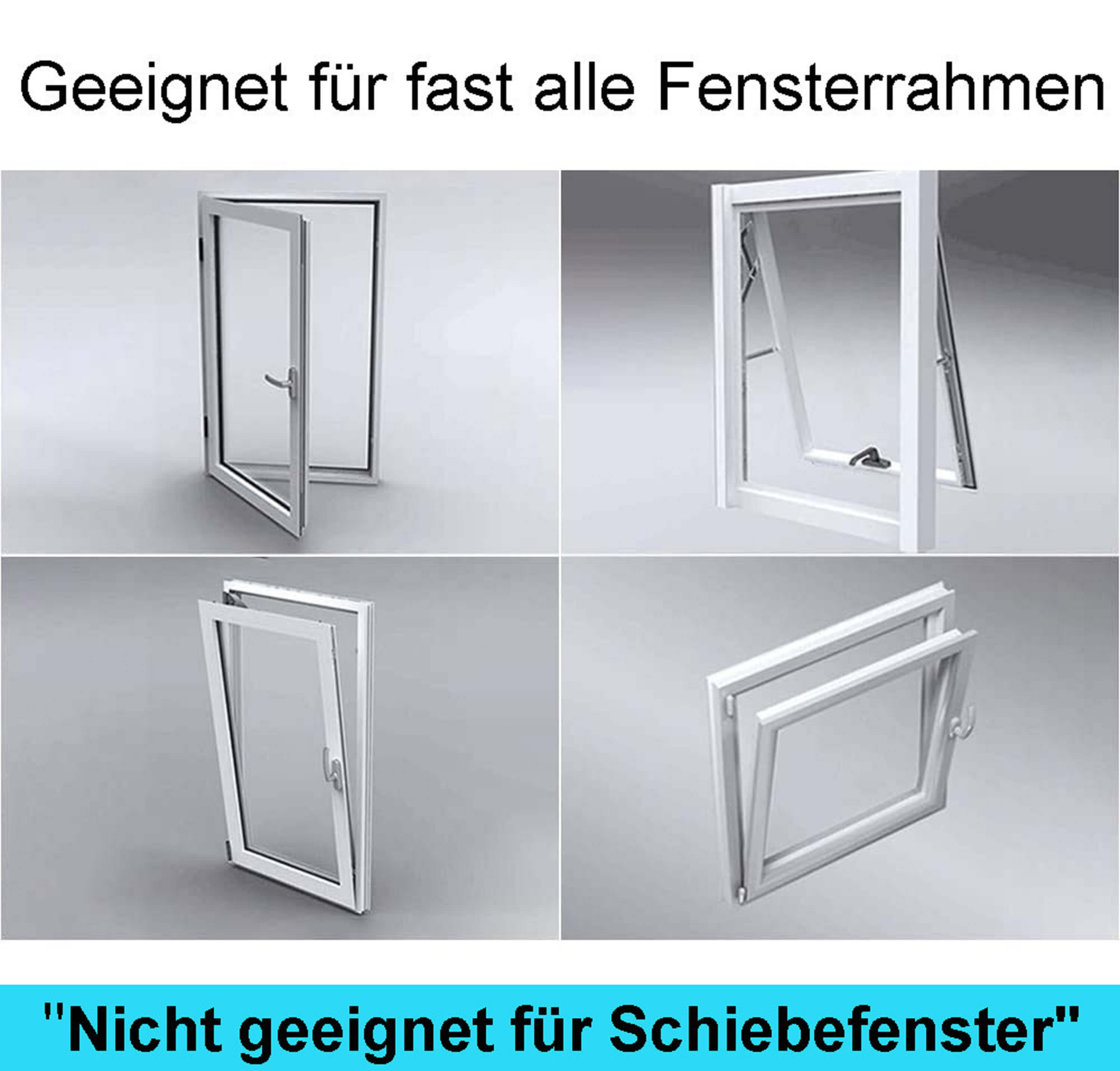 Echos Fensterdichtung mobile Klimageräte Klimaanlagen 4m Wasserdicht
