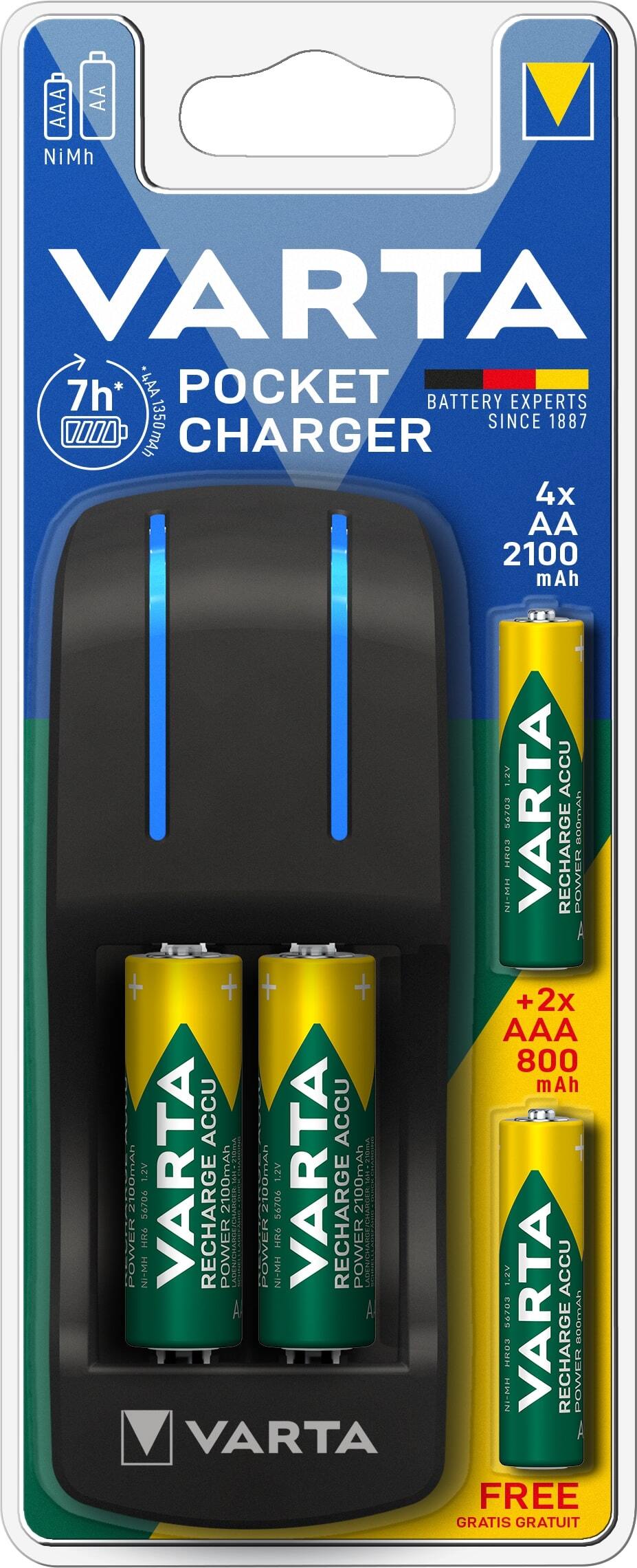 Varta Batterijlader inclusief 4+2 AA batterijen