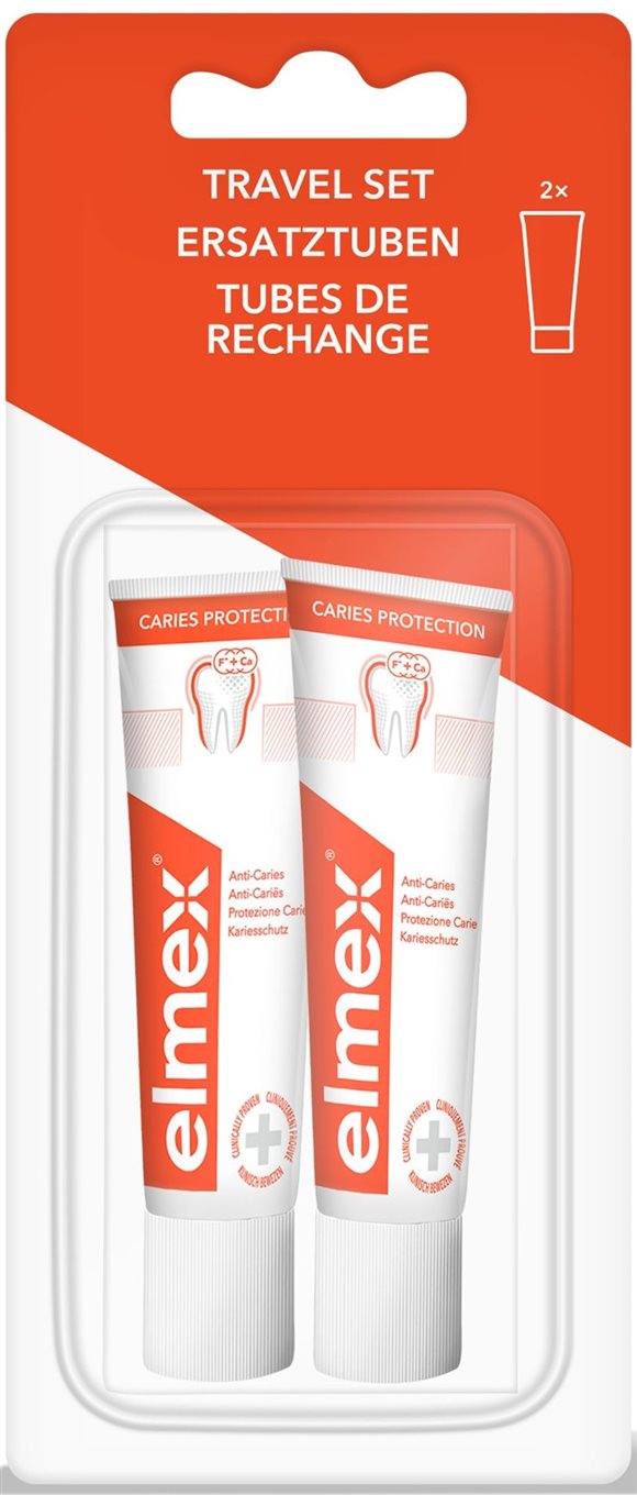 ELMEX TRAVEL SET Refill Zahnpasta Tb 12 ml