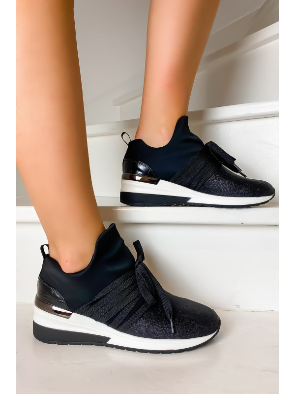 Baskets INUIT LYCRA Noir - Reqins